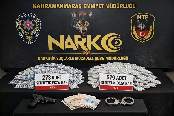 Kahramanmaraş’ta Narkotik Operasyonu: 3 Tutuklama