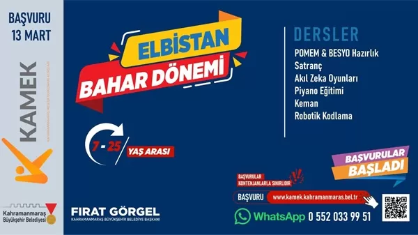 KAMEK 3 İlçede Daha Başlıyor: Ücretsiz Kurslar İçin Başvurular Açıldı!