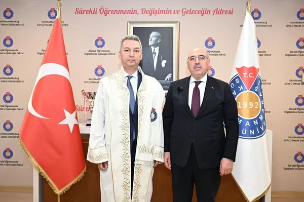 KSÜ’de Rektörlükte Bayrak Değişimi: Prof. Dr. İbrahim Taner Okumuş Göreve Başladı