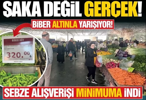 Market Değil Kuyumcu: Biber 320 TL’yi Aştı!