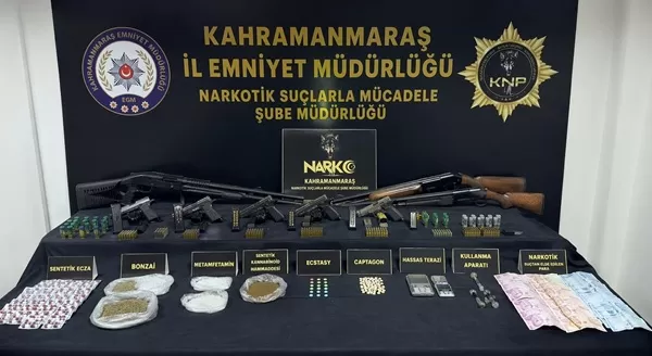 Kahramanmaraş Merkezli 5 İlde Dev Narkotik Operasyonu: 45 Gözaltı!