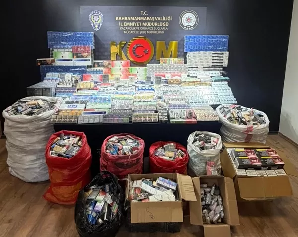 Kahramanmaraş’ta Dev Kaçakçılık Operasyonu: 14 Bin Paket Sigara Ele Geçirildi!