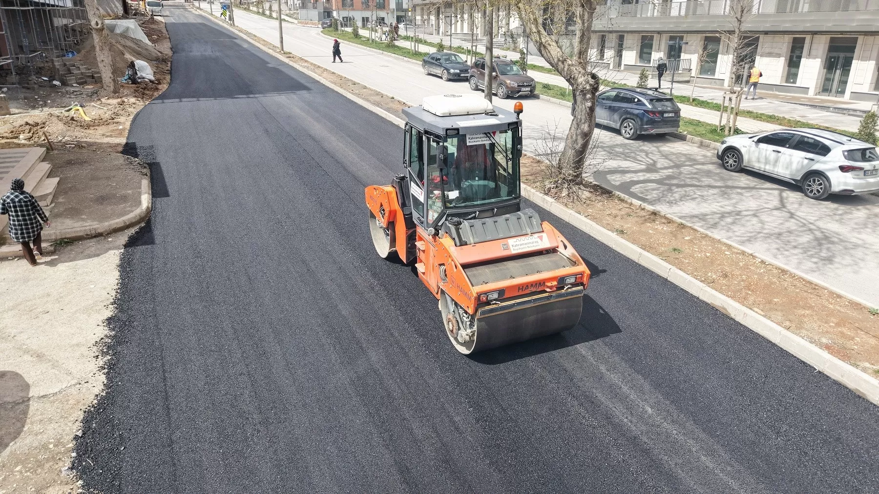 Kahramanmaraş’ta Asfalt Çalışmaları Sürdürülüyor