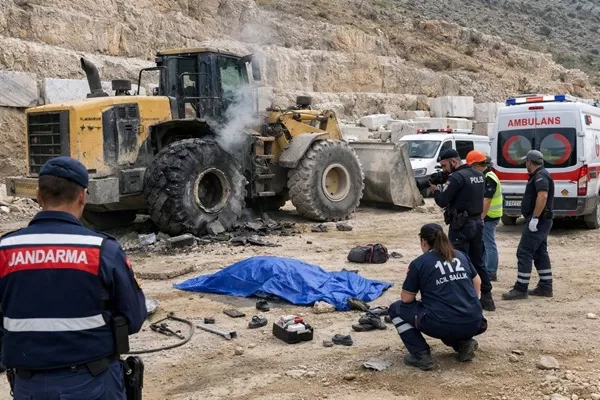 Mermer Ocağında Feci Patlama