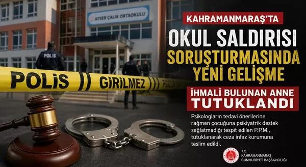 Okul Saldırısında Şok Gelişme: Tedavi Önerisini Reddeden Anne Tutuklandı!