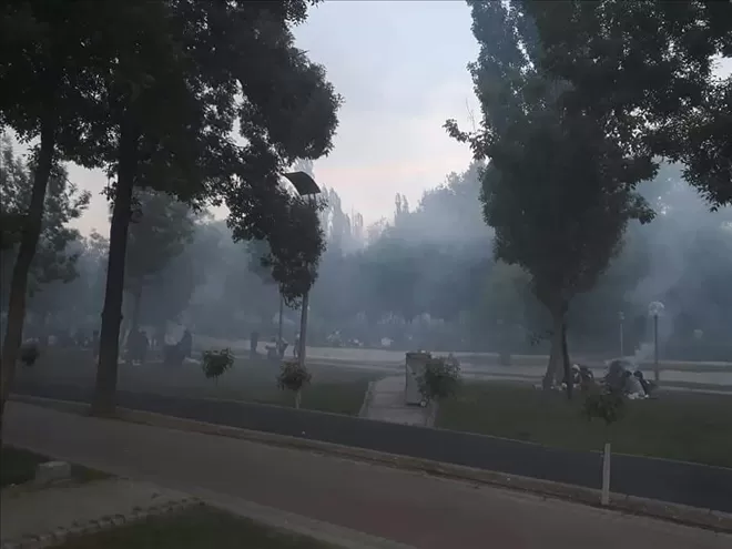 Kahramanmaraş’ta görüş mesafesi düştü sürücüler zor anlar yaşadı