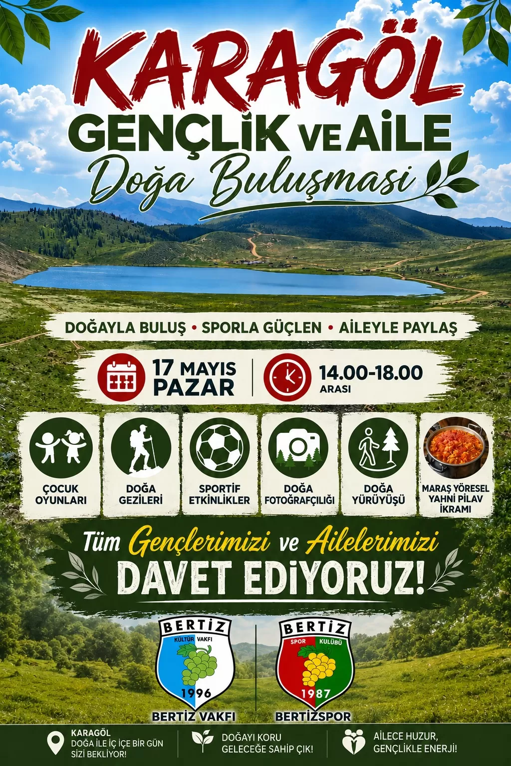Karagöl’de Dev Buluşma: Gençler ve Aileler Doğada Bir Araya Geliyor!