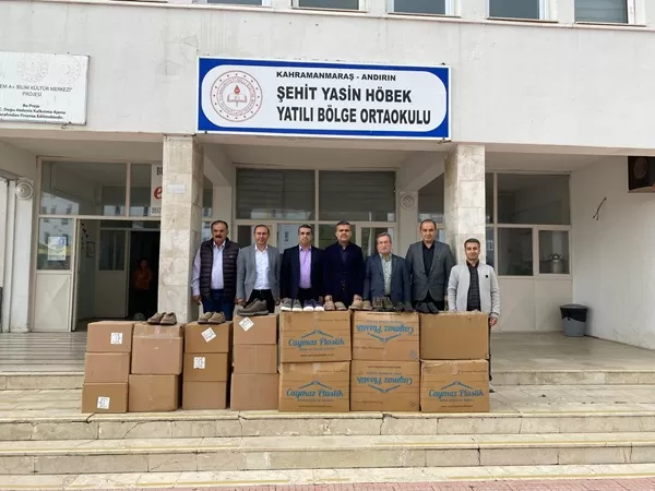 Gaziantep’ten Andırın’a Gönül Köprüsü! 205 Minik Yürek Yeni Ayakkabılarıyla Sevinecek
