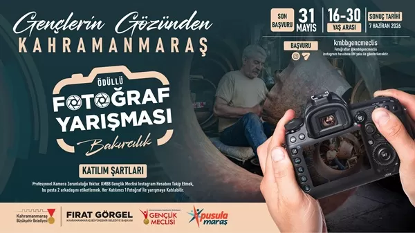 Bakırcılık Sanatı Gençlerin Objektifinde: Pusula Maraş’tan Ödüllü Yarışma!