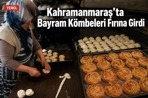 Andırın’da Asırlık Lezzet Mesaisi: Geleneksel Bayram Kömbeleri Odun Ateşinde Pişiyor!
