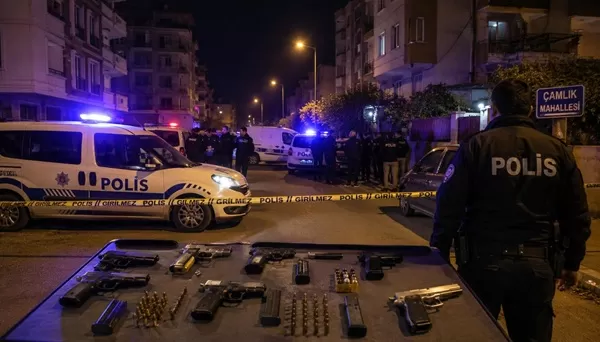 Onikişubat’ta Silahlı Kavga: Polis Müdahale Etti, Çok Sayıda Silah Ele Geçirildi!