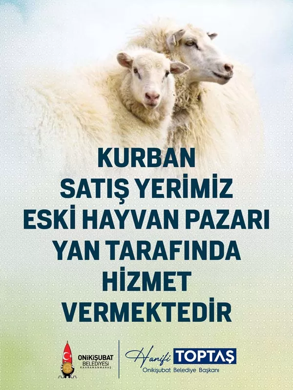Onikişubat’ta Kurban Hazırlıkları Tamam: İşte Belirlenen Satış ve Kesim Noktaları!