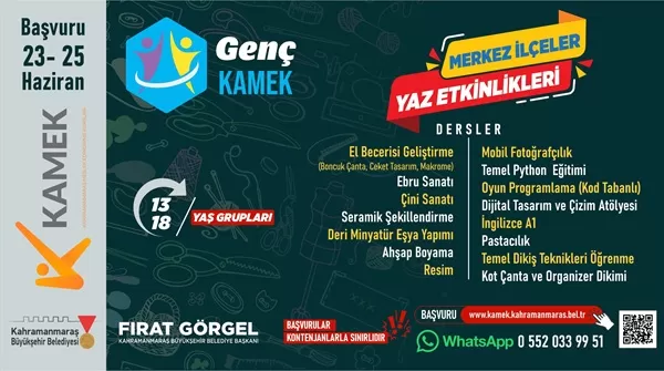Büyükşehir’den Muhteşem Yaz Kursları: 24 Branş Tamamen Ücretsiz, Son Gün Perşembe!