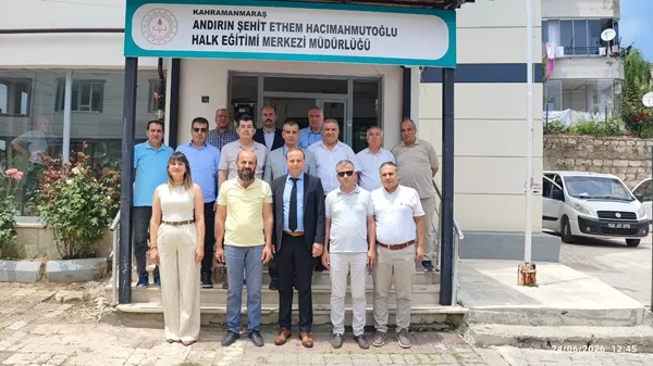 Andırın Halk Eğitimi Merkezi Müdürüne Başarı Belgesi Verildi