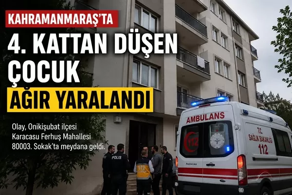 4. Kattan Düşen Çocuk Ağır Yaralandı
