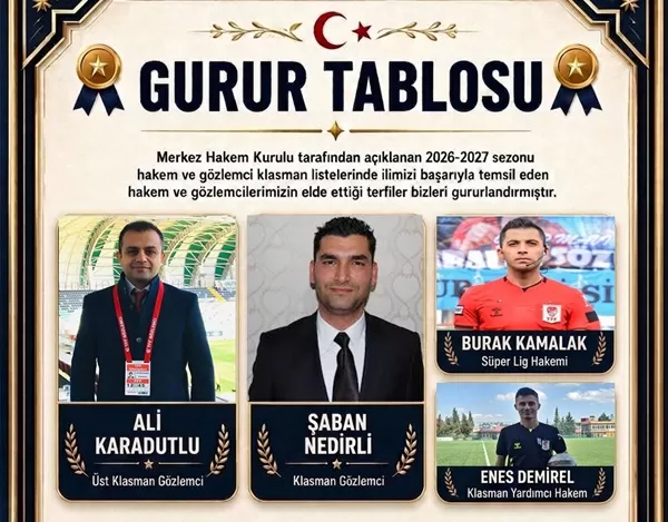Kahramanmaraş’ta Hakem Devrimi Burak Kamalak Süper Lig’e Yükseldi!