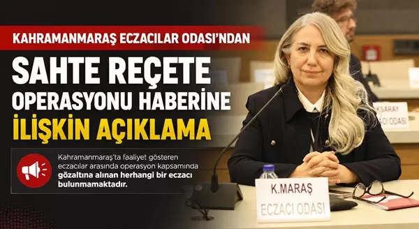 Kahramanmaraşlı Eczacılardan Sert Tepki!