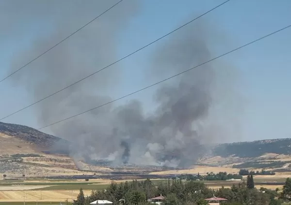 Pazarcık’ta Korkutan Orman Yangını Kontrol Altına Alındı