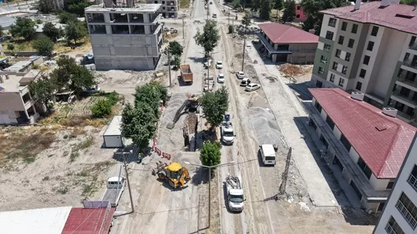 KASKİ Elbistan Malatya Caddesi’nde Altyapı Yenileme Çalışması Başlattı