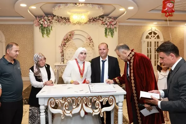 Onikişubat’ta Görme Engelli İki Öğretmen Hayatını Birleştirdi