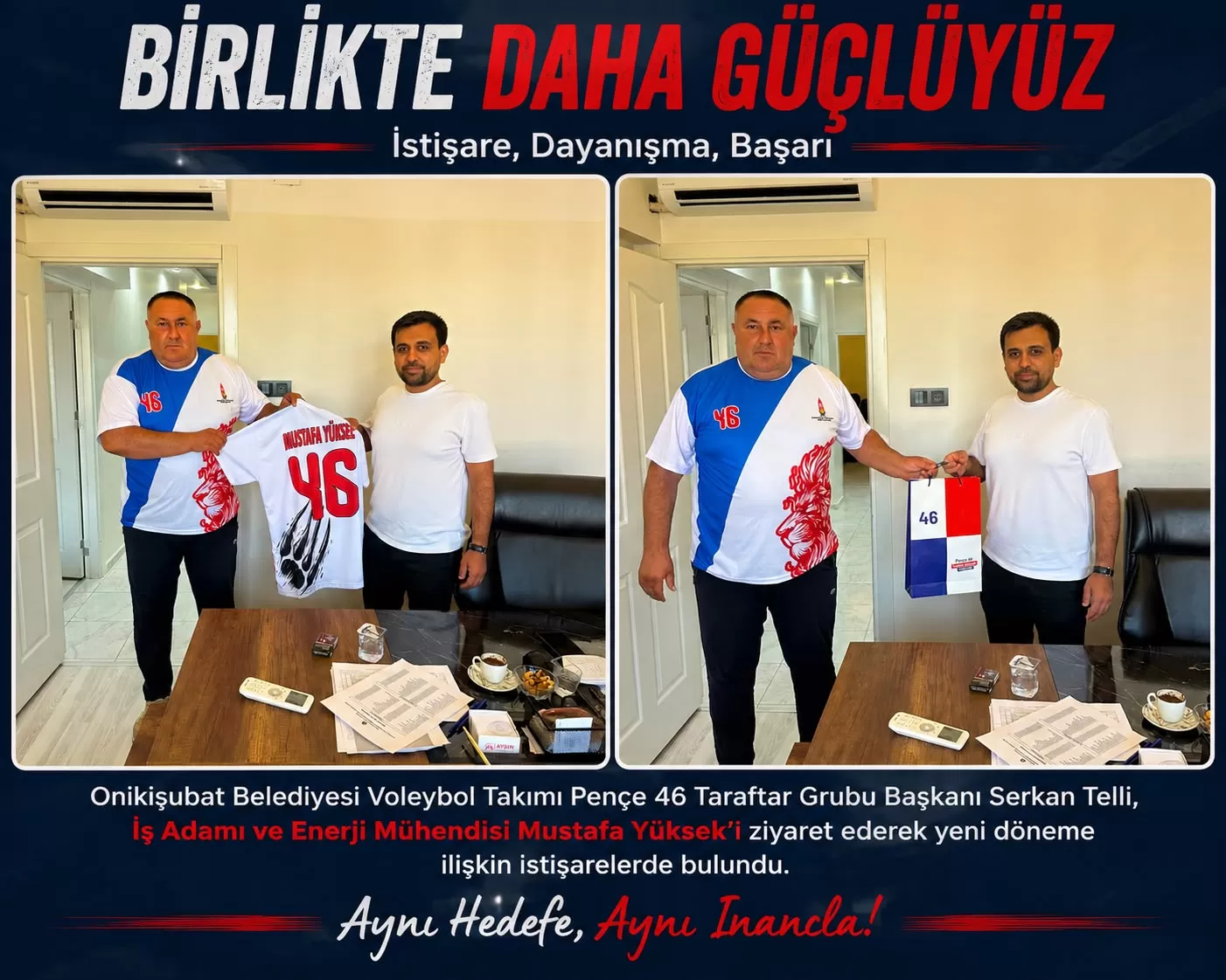 Pençe 46’dan Voleybol Takımı İçin Güç Birliği Gündemi