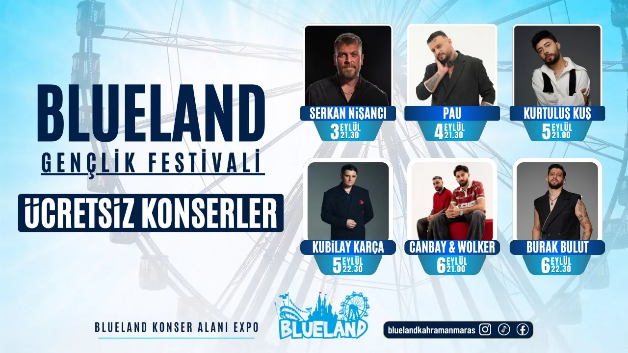 Blueland’dan Gençlere Dört Gün Boyunca Ücretsiz Konser