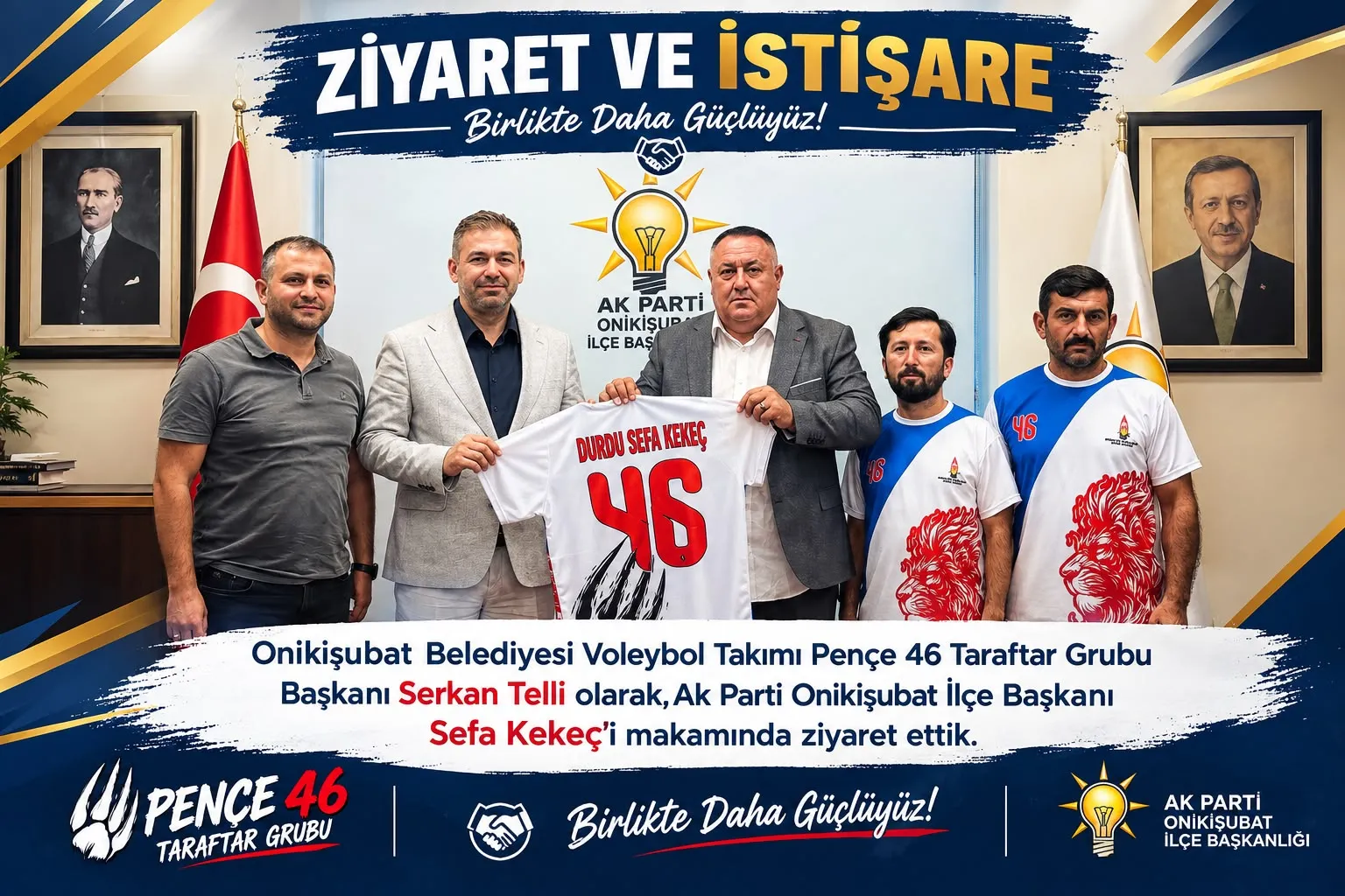 Pençe46 dan Safa Kekeç’e Anlamlı Ziyaret