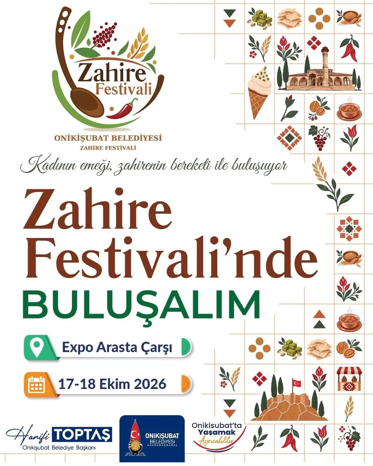 Onikişubat’ta Zahire Festivali İçin Geri Sayım Başladı