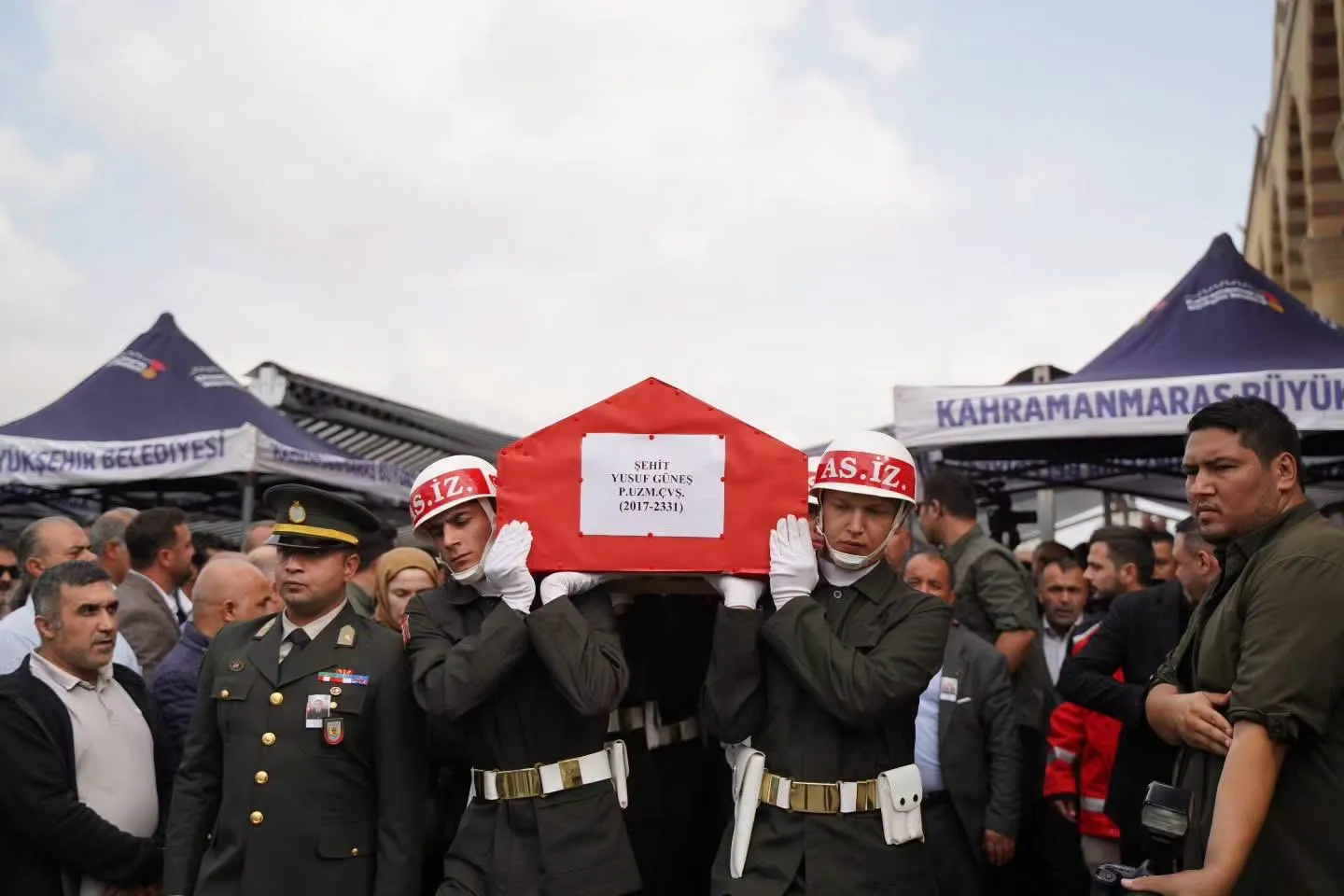 Kahramanmaraş Şehidini Uğurladı
