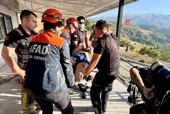 Kahramanmaraş’ta facianın eşiğinden dönüldü: Kuyuya düşen 2 kişi kurtarıldı